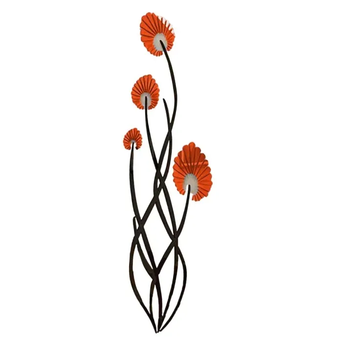 3D Unique Style Vase Wooden Wall Art