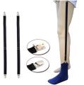 Men's Shirt Stays Y Style Classic Style Stirrup Shirt Stays Sock Garter Belt Black. 