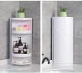 Rotatable Corner Cabinet Kitchen / Hanging Cabinet For Bathroom & Cosmetic Products / Wall Hanging Cabinet / Makeup Organizer Box Wall / Absorbing Jewelry Makeup Storage Case ( Free Home Delivery ) Cabinet Organizer Washroom Cabinet  Kitchen Cabinet. 