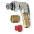 Fuel Pressure Test Fitting Adapter 90 Degree Accessory Assembly Fuel Pressure Test for. 