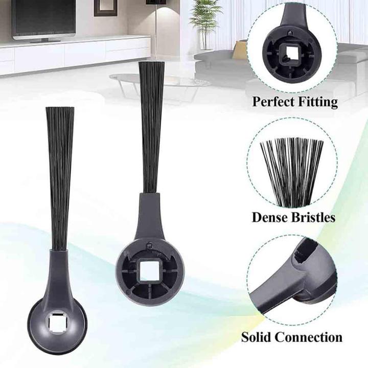 for shark robot vacuum parts-10 x side brush-Black