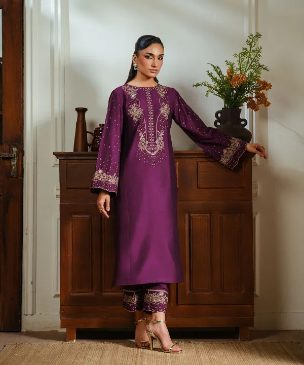 Kross%20Kulture%20-%20Embroidered%20Yarn%20Dyed%20Shirt%20For%20Women%20-%20Image%202