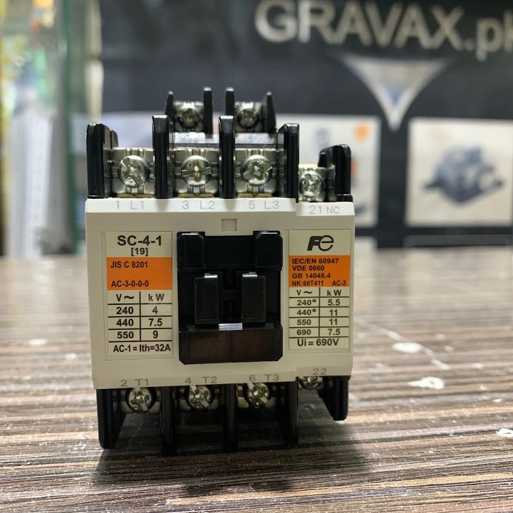 FUJI MAGNETIC CONTACTOR 22A SC-4-1 220v coil
