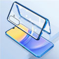 For Samsung Galaxy A15 5G/4G Magnetic Double Sided Glass Phone Case for Samsun Galaxy A15 Samsun a 15 6.5 inch Clear HD Shockproof Case. 