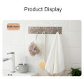 Self Adhesive Wall Mounted Strip Hook, Bathroom Towel Rail Kitchen Hanger Hooks. 