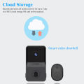 Aubess Z20 Smart WIFI Doorbell Smart Home Wireless Door Bell Camera Security Video Voice Infrared Smart Video Doorbell. 