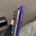 Suitable for Couples iPhone15PRO Phone Case Color Printing Electroplating New Apple 14 Protective Cover Laser 13. 