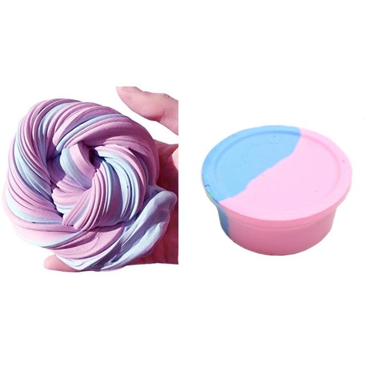 Fluffy Rainbow Foam Slime Putty – 70g