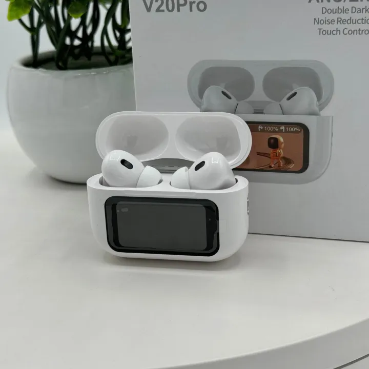 V20%20Airpods%20Wireless%20Earbuds%2032H%20Playtime%20Bluetooth%205.4%20ANC+ENC%20Noise%20Cancelling%20-%20Image%204
