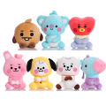 Yika Korea Park Ji-min BTS dolls children's group plush toy 8 inches 4 inches grasping machine doll. 