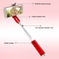 Extendable Handheld Selfie Stick With Remote Shutter Button 3.5mm Cable Wired Selfie Monopod For Android Ios Phone. 