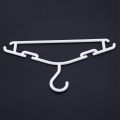 WHITE - Pack of 20 Pieces Hanger Non-Slip Hangers for Children's Clothes PP Hangers for Baby Or Child 27 x 15 cm. 