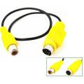 7 Pin S-Video Mini Din Male to RCA Female Cable Adapter / 7-pin S-Video to Composite RCA Cable. 