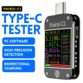 FNIRSI-C1 USB Tester Voltmeter Ammeter Type-C PD Trigger Fast Charging Test Type-C Meter Power Bank tester. 