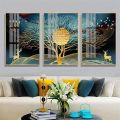 3 Pieces wall art wall decoration frame photo frames for wall picture frames wall decoration for room decoration items home decor items. 