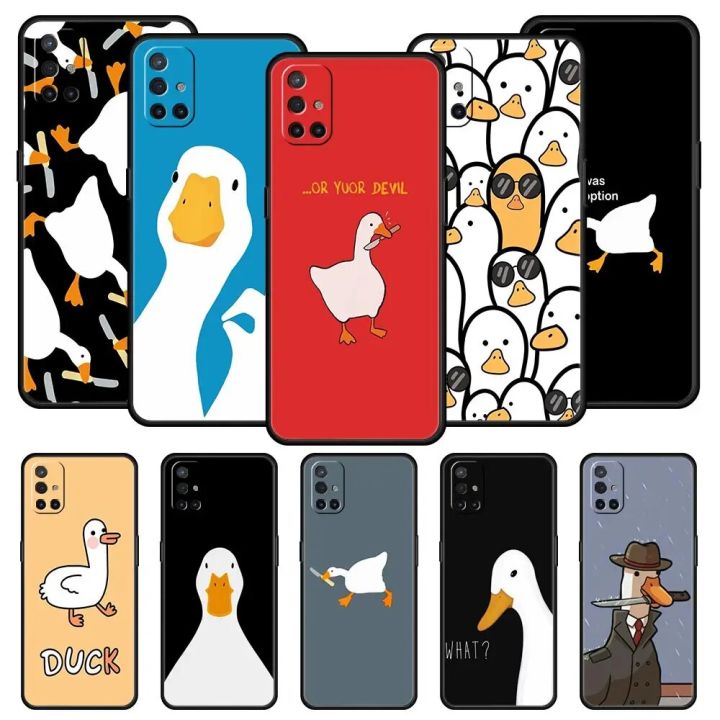 Cartoon Cute Goose duck Game For OnePlus 10 Pro 9 8T 8 Nord N10 7 7T 9R Phone Case For 1+ Nord 2T CE 2 N100 N200 Z 5G Soft Cover