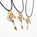Luocha Necklace Game Honkai Star Rail Luo Cha Metal Necklace Pendant Halloween Cosplay Props Accessories Gifts. 
