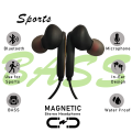 Wireless Bluetooth5.3 Neckband Earphones Painless Wear Neck Hanging Sport Headset in Ear Earbuds Stereo Headphones with Mic Support TF Card for Driving Running. 