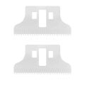Ceramic Blade , 2Pcs Ceramic Cutter Blade Replacement for Wahl-Detailer T-Wide. 