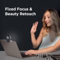 papalook 1080P USB Webcam with Ring Light and Tripod, PA552 Full HD Streaming Web Camera with Dual Microphones Zoom Skype Facetime Video Conference. 