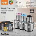 "RAF FOOD PROCESSORS" 3L & 2L  Meat Grinder 1000W Stainless Steel Electric Chopper Meat Grinder - Mincer, Food Processor, Slicer - Home Appliance. 