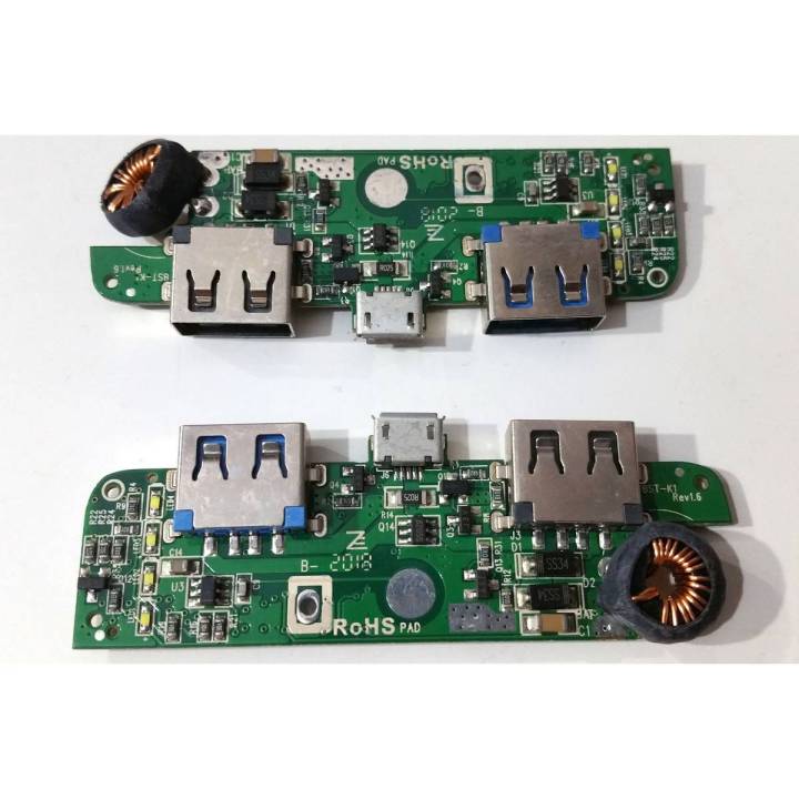 Pack Of 2 Pcs QC 3.0 Power Bank Module Circuit Quick Charge Port QC 3.0 Fast Charging battery Quick Charging Module Circuit