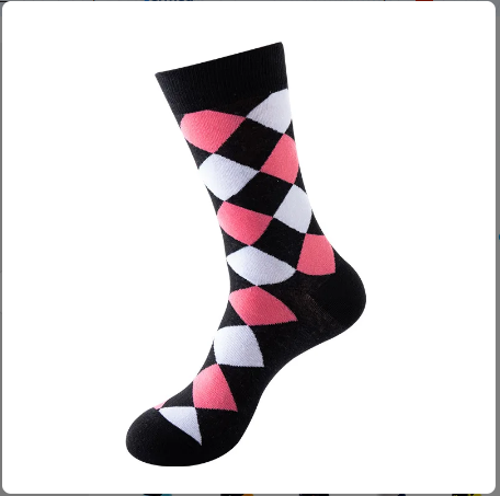 1 Pairs Cotton Funky Socks For Men Women Random Colors Branded Quality