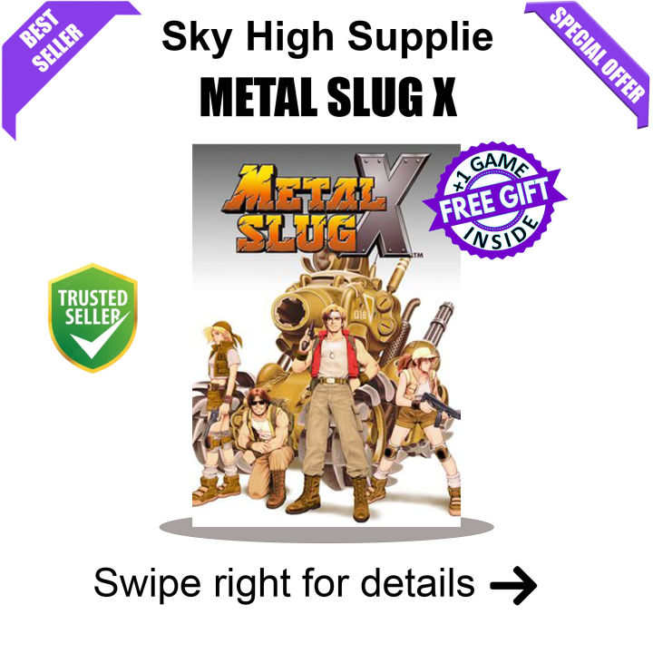 METAL SLUG X - GAME FOR PC (GOOGLE DRIVE/ MEDIAFIRE) - QR CODE + FREE GIFT