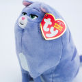 New 6 ‘’15cm Ty the Secret Life of Pets Rabbit Snowball Lovely Purple Fat Cat Long-haired Dog Toys Collection Christmas Gift. 