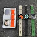 Y8 ultra Smart Watch 49 mm 2.0 inch HD screen Wireless Charging water proof with Extra silicone dial pouch Smart watch. 