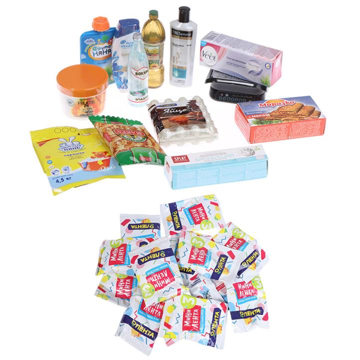 Miniature drink food canned food play blind bag play supermarket toy Cologo