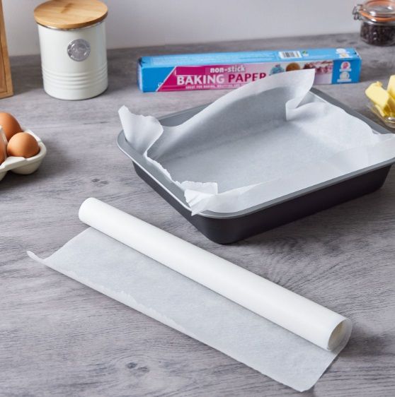 Loaf Pan With Parchment Paper How To Line A Square Baking Tin Line