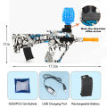 Mini AUG Gel Blaster Rechargeable Electric Machine Toygun With 10000 Pcs Gel Balls - Size Approx. 18 inches - Assorted Colors. 