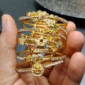 Wando 20 Styles Dubai Gold Color Baby Bangles For Kids Baby Promotion Sale Child Birthday Gifts Children'S Bracelets. 