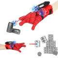 Spiderman Web Shooter Toy with Action Figure Kids Plastic Spiderman Launcher Gloves Wrist Toys Set Gift For Kids Spider Web Shooting Game BABA TOYS Gloves with Action Figure Wrist Toy Set, Movie Theme, Plastic & Nylon Material. 