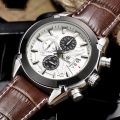 Megir brand fashion business, luxury, quartz, military timepiece, waterproof, men's watch. 