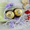 Wedding Gift Lovely Metal Candy Box Gift Boxes with Bownot. 