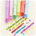 6 Pcs/Lot Flower Highlighter Stamp Marker Pens DIY Scrapbooking Tools Zakka Stationery Canetas Escolar School Supplies F6285. 