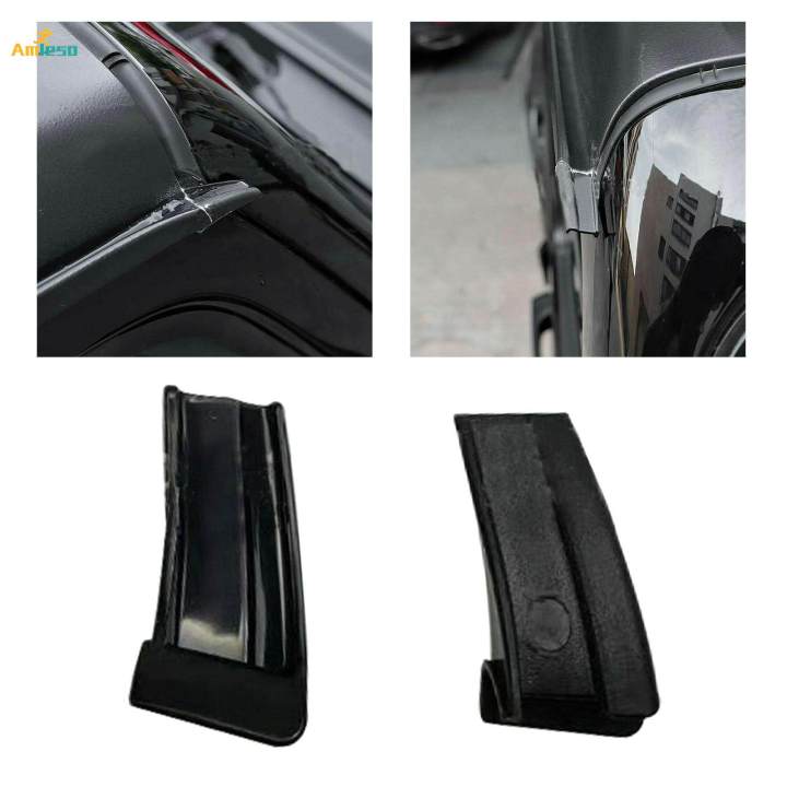 2x Rain Gutter Extension For Jeep Wrangler JL Easy install NO Glue Included
