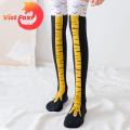 Funny Chicken Feet Socks Chicken Feet Print Over Knee Length Anti-slip Warm Calf Socks for Women Perfect Valentine's Day Gift Women Chicken Feet Stockings. 