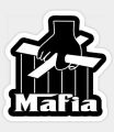 Mafia Sticker - 3 inch x 3 Inch Sticker Size Sticker For Mobile Sticker For Laptop Gangster Sticker. 