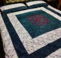 Embroidered Patch Work King Size BedSheet - High Quality - Cotton Double Bedsheet Embroided.... 