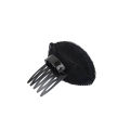 Pompadour Hook & Loop Hair Base Insert With Comb - Charming Pompadour Fringe - Stylish Hair Styler - Elegant Hair Accessory. 