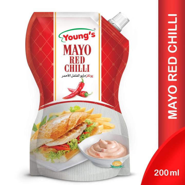 Young's Mayo Red Chilli 200 ml
