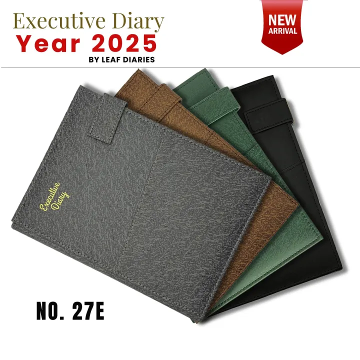 Executive Single Date Diary for the year 2025