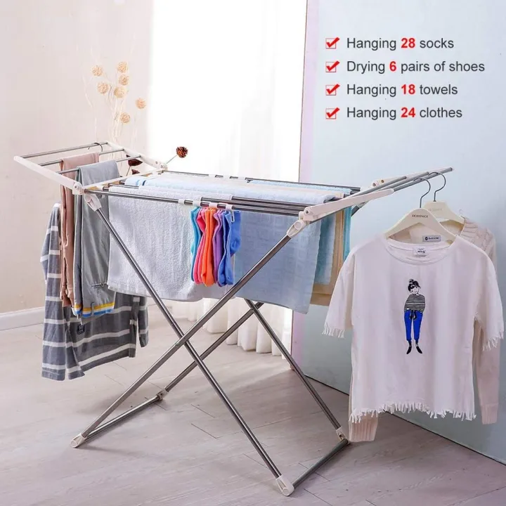 Foldable%20Cloth%20Drying%20Stand%20Folding%20Laundry%20Stand%20Cloth%20Hanging%20stand%20Drying%20Rack%20Thick%20Rods%20-%20Image%204