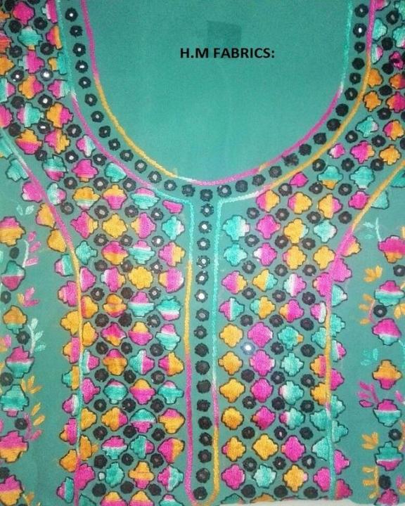 See Green Colour Chiffon 2 Piece