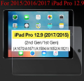Screen Protector iPad Pro 12.9 (1st Gen 2015) and iPad Pro 12.9 (2nd Gen 2017) Screen Glass Protector iPad Pro 12.9 Glass Protector With Home Button. 