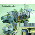 1 Pc Big Dinosaur Car Truck Dinosaur Set Jurassic Toys -Dinosaur Transport Truck Playset Toys with 3 Dino Figures Large Size Musical Vehicle Carrier Car Toy. 