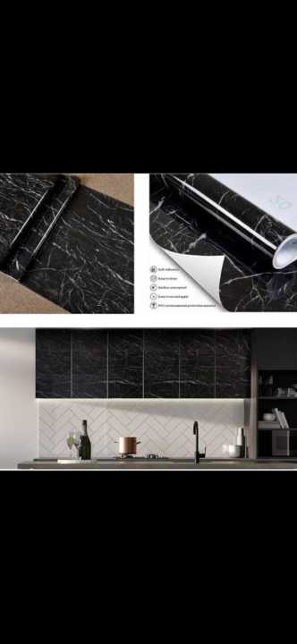 Marble%20Paper%2060x200CM,%20Self%20Adhesive%20Vinyl%20Film%20for%20Furniture%20Decorative%20Matte%20Granite%20Sticker%20Back%20Plastic%20Roll%20Wallpaper%20for%20Table%20Kitchen%20Bathroom%20Countertop%20Cabinets%20Shelves%20-%20Image%204